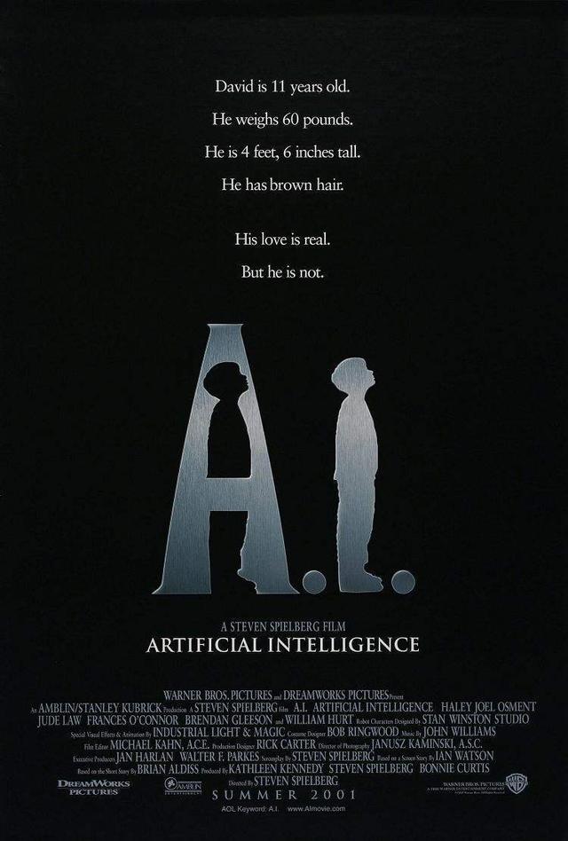 如何评价史蒂文·斯皮尔伯格执导的电影《人工智能》？